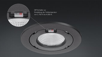 CHOOOSE. Das smarte LED-Deckeneinbaudownlight. CHOOOSE. Das smarte LED-Deckeneinbaudownlight.